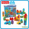 Fisher Price Mega Bloks ABC Building Bag with 30 Pieces
