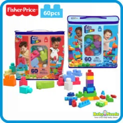 Fisher Price Mega Bloks Big Building Bag ( 60pc )