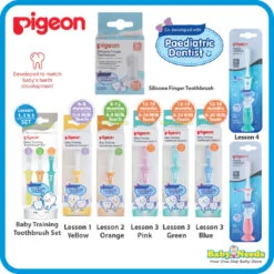 Pigeon Baby Training Toothbrush Set/Lesson1/Lesson 2/Lesson 3