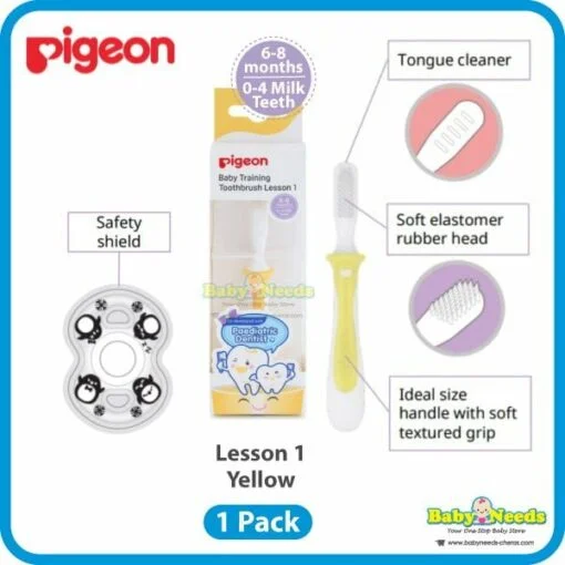 Pigeon Baby Training Toothbrush Set/Lesson1/Lesson 2/Lesson 3 - Image 3