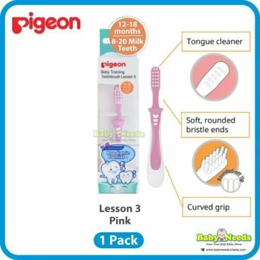 Pigeon Baby Training Toothbrush Set/Lesson1/Lesson 2/Lesson 3 - Image 5