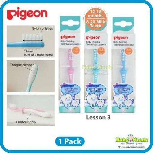 Pigeon Baby Training Toothbrush Set/Lesson1/Lesson 2/Lesson 3 - Image 10
