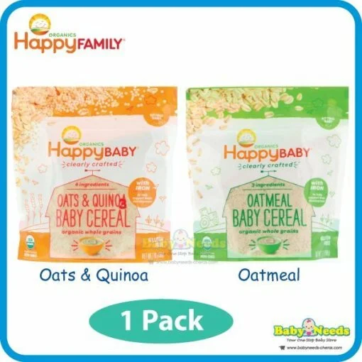Happy Baby Clearly Crafted Baby Cereal Oats & Quinoa/Oatmeal