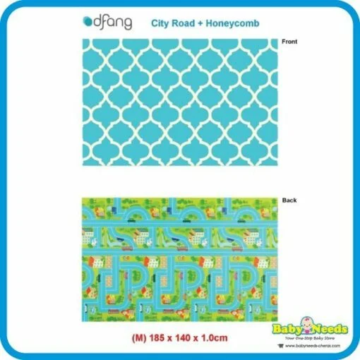Dfang Double Film Premium PVC Mat (Medium 185 x 140 x 1.0cm) - Image 3