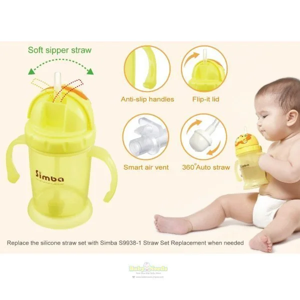 Simba Flip-it Straw Training Cup 240ml - Image 7