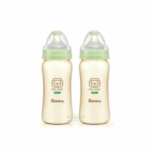 Simba PPSU Wide Neck Calabash Feeding Bottle 270ml Twin Pack - Image 2