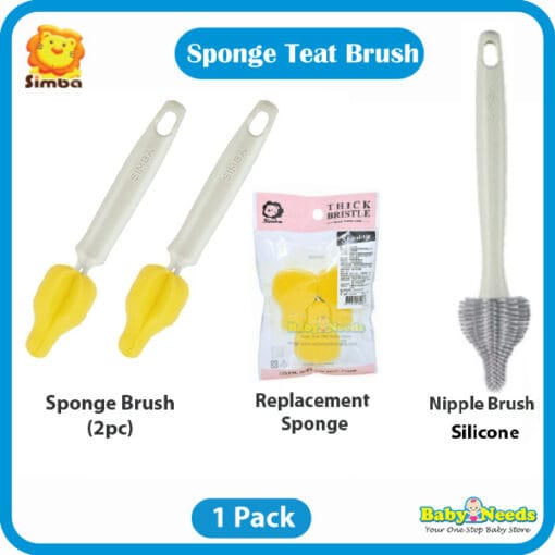 Simba Sponge/Silicone Nipple Brush