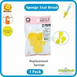 Alternative view of Simba Sponge/Silicone Nipple Brush