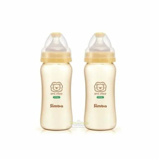 Simba PPSU Wide Neck Calabash Feeding Bottle 270ml Twin Pack - Image 3