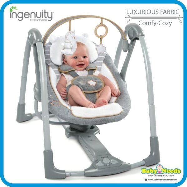 ingenuity swing and go bella teddy