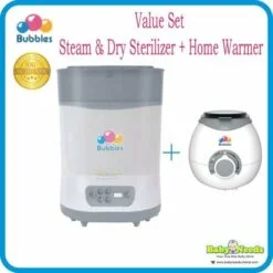 Bubbles Steam & Dry Sterilizer with Bottle Warmer