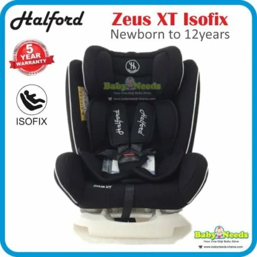 Halford Zeus XT Isofix Convertible Car Seat ( 0m-12years ) - Image 3