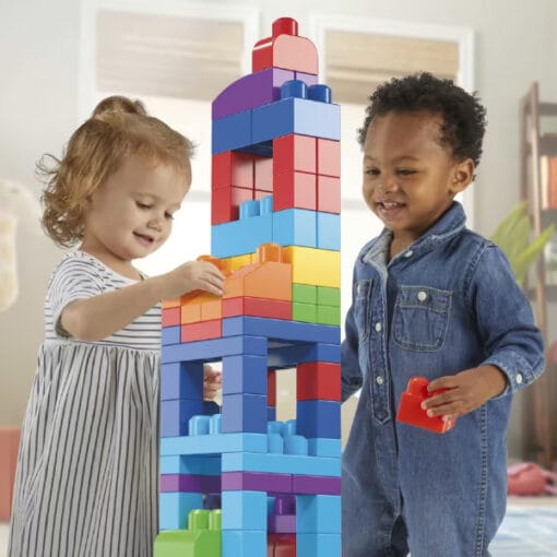 Fisher Price Mega Bloks Big Building Bag ( 80pcs ) - Image 3