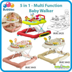 Bubbles 5 in 1 Multi Functional Baby Walker