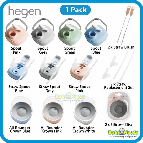 Hegen Straw Replacement Set (2-Pack)