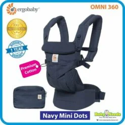 ErgoBaby Omni 360 Carrier ( Navy Mini Dots )