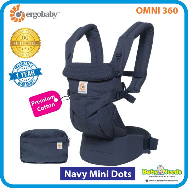 ergobaby omni 360 navy mini dots