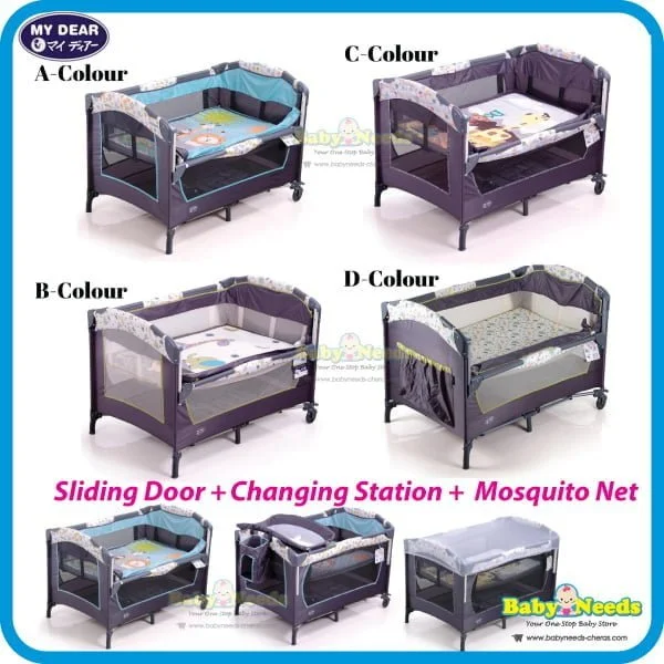 My Dear Playpen With Side Slide Door MD26014