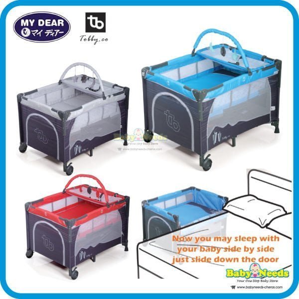 My Dear Tobby Playpen With Side Slide Door Md26066 Baby Needs Online Store Malaysia