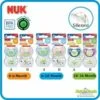 Nuk Orthodontic Silicone Soother/Pacifier 2pcs (0-6months/6-18months/18-36months)