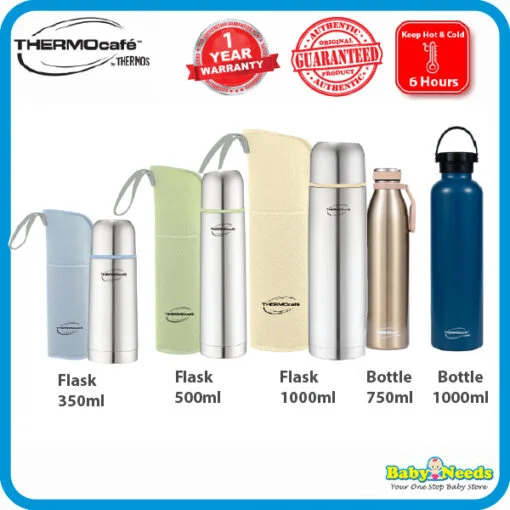 Thermos Thermocafe Basic Living Flask with Pouch 350ml/500ml/1000ml