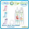 Dr Brown's Options+ PP Narrow Neck Bottle Twin Pack ( 8oz/250ml ) [NEW Version]