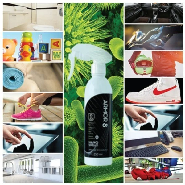 Armor8 Nano Anti-Bacteria Spray 250ml - Image 2