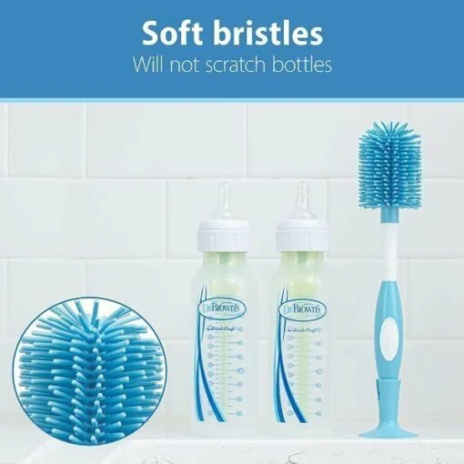 Dr Brown's Soft Touch Bottle Silicone Brush - Image 4