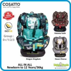 Cosatto All In All Car Seat (Newborn to 12 years)