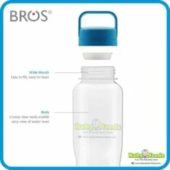 Alternative view of Bros Crystal Water Bottle 700ml