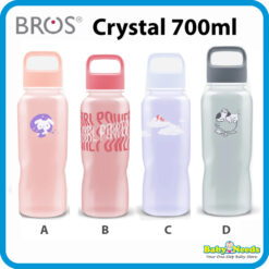 Bros Crystal Water Bottle 700ml
