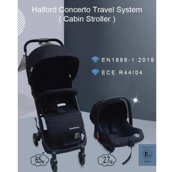 halfords travel system