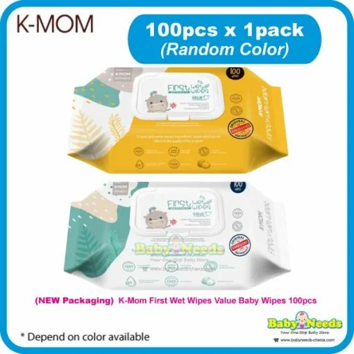 K-Mom First Wet Wipes Value / Premium Baby Wipes 100pcs (1pack) - Image 3