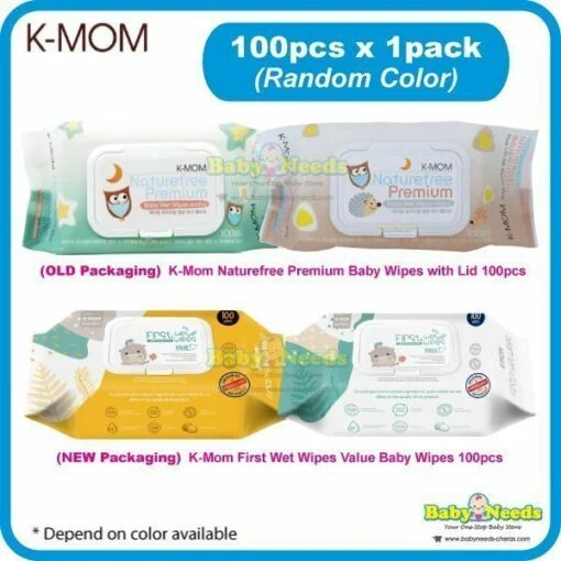 K-Mom First Wet Wipes Value / Premium Baby Wipes 100pcs (1pack)