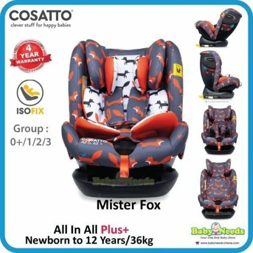 Cosatto All in All Plus Car Seat (Newborn to 12 years) - Image 5