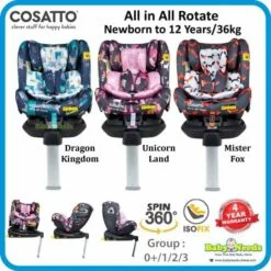 Cosatto All In All Rotate Car Seat (Newborn to 12 years)