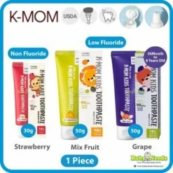 K-Mom Baby Toothpaste Non Fluoride/Low Fluoride