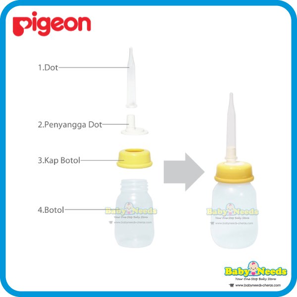 pigeon feeder with long nipple for cleft palate