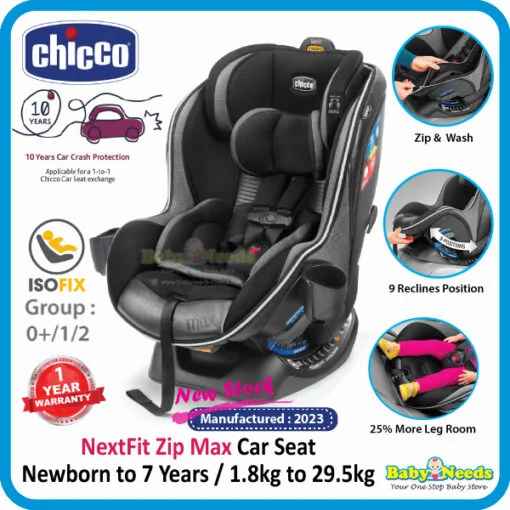 Chicco NextFit Zip Max Convertible Car Seat