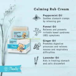 Alternative view of Buds Soothing Organics Calming Tummy Rub Cream 30ml/50ml