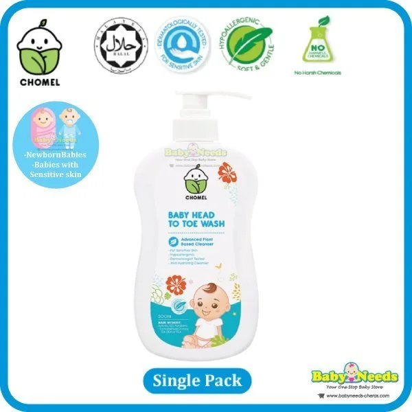 Chomel Baby Head To Toe Wash/Antibac Head to Toe Wash 500ml - Image 2