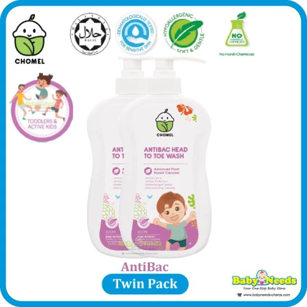 Chomel Baby Head To Toe Wash/Antibac Head to Toe Wash 500ml - Image 5