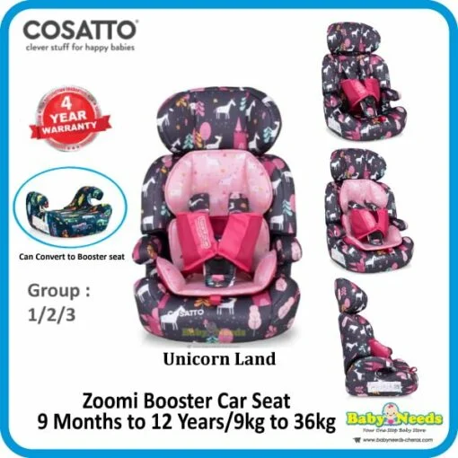 Cosatto Zoomi Booster Car Seat (9month to 12 years) - Image 3