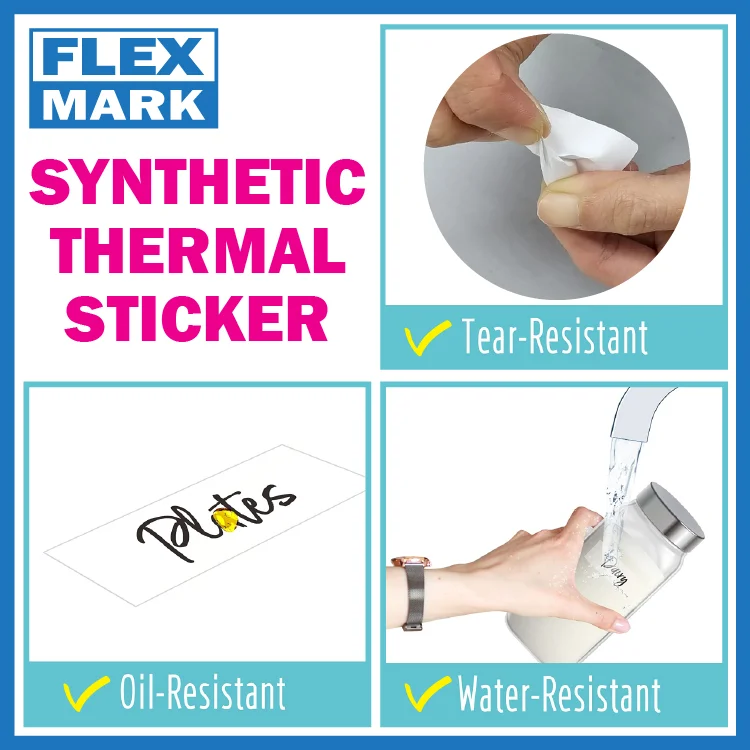 Thermal Shipping Label Barcode Sticker Paper Printer Roll A6 20 x 25 x 30 x 35 40 50 60 70 80 100 150 - Image 6