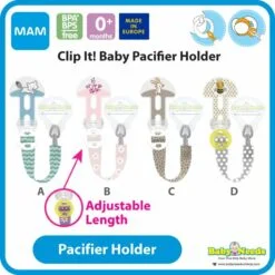 MAM Clip It! Baby Pacifier Holder (Single)