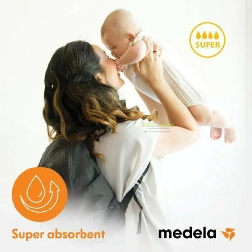 Medela Safe & Dry Ultra-thin Disposable Nursing Breast Pads 30's (Regular/Super) - Image 6