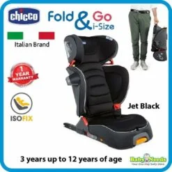 Chicco Fold & Go I-Size Booster Car Seat (ECE R129) (3 to 12years)