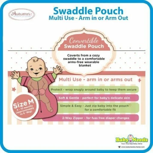 Autumnz Baby Swaddle Pouch - Image 8