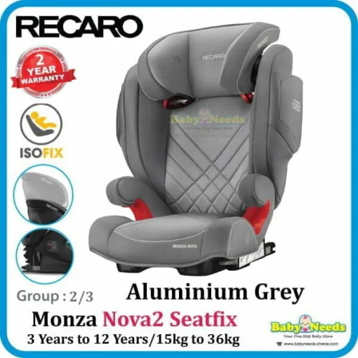 Recaro Monza Nova 2 Seatfix Car Seat (3 Years to 12 Years) - Image 4