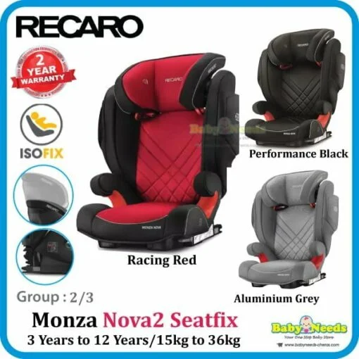 Recaro Monza Nova 2 Seatfix Car Seat (3 Years to 12 Years)